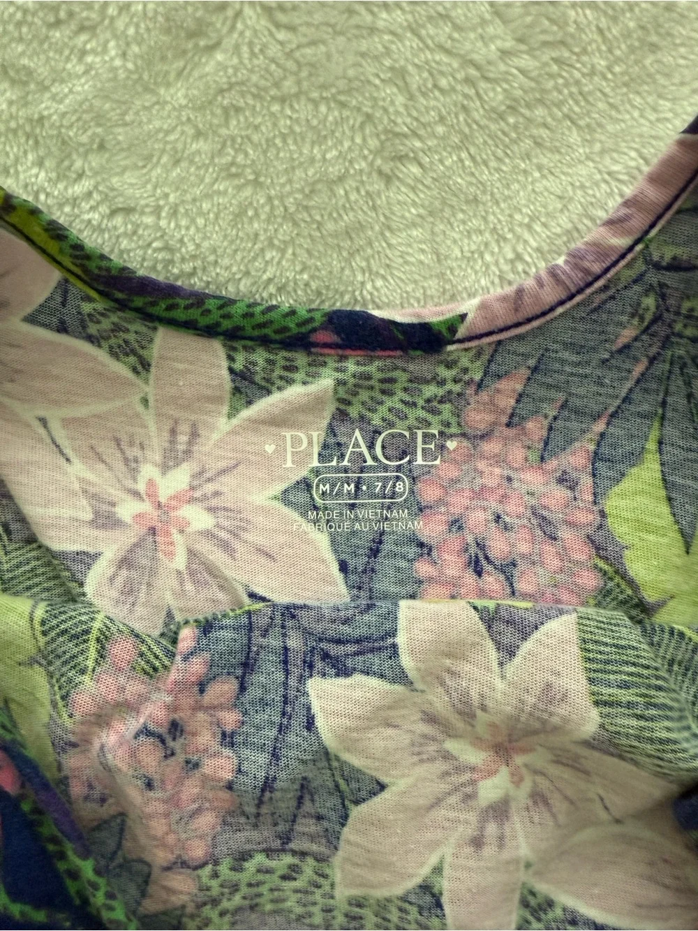 The Children's Place Girls Floral Romper - Picture 3 of 3